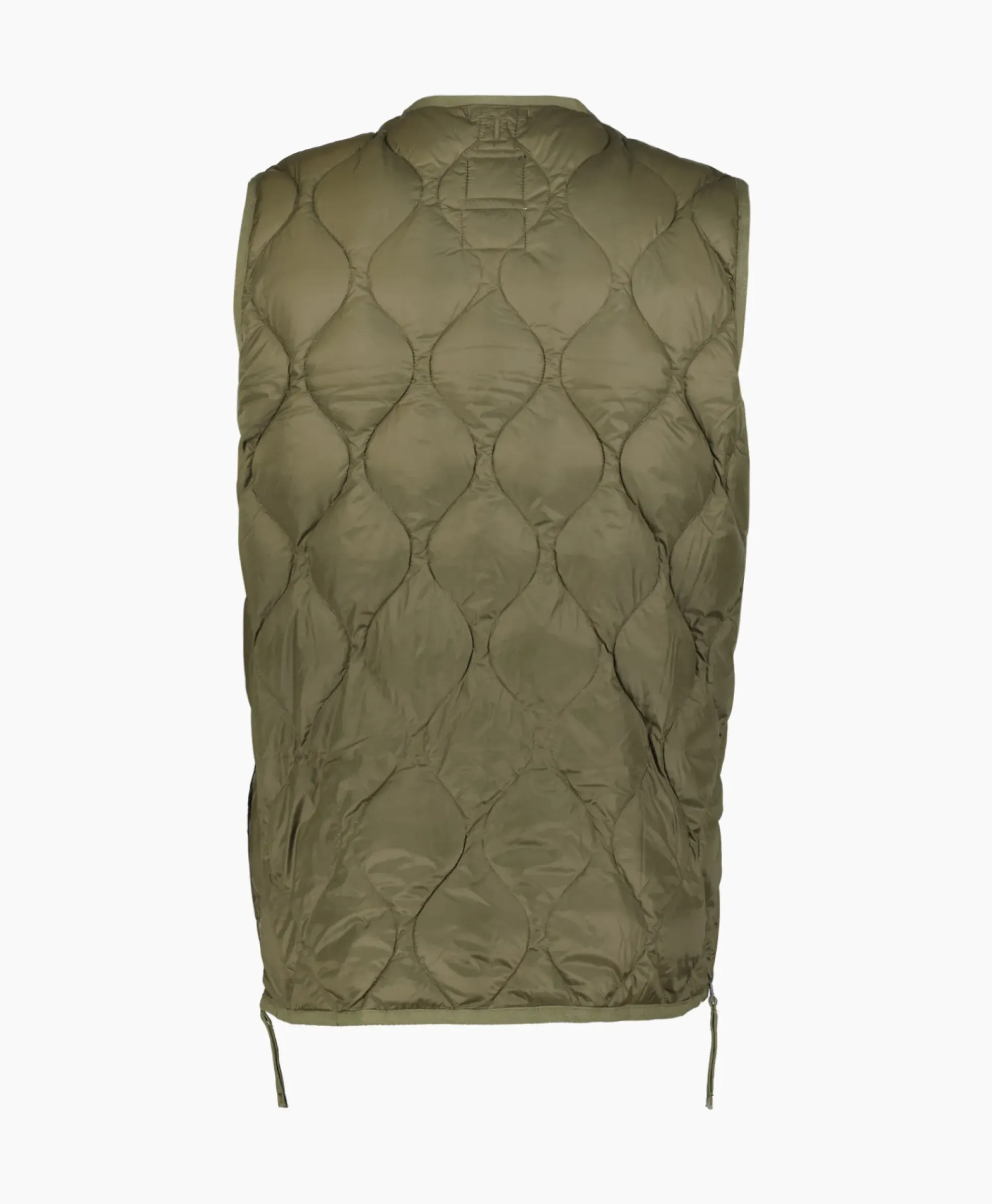 Jassen^Taion Bodywarmer Military V Neck Olijf