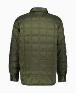 Jassen^Taion Jack W-Pocket Down Shirts Donker Groen