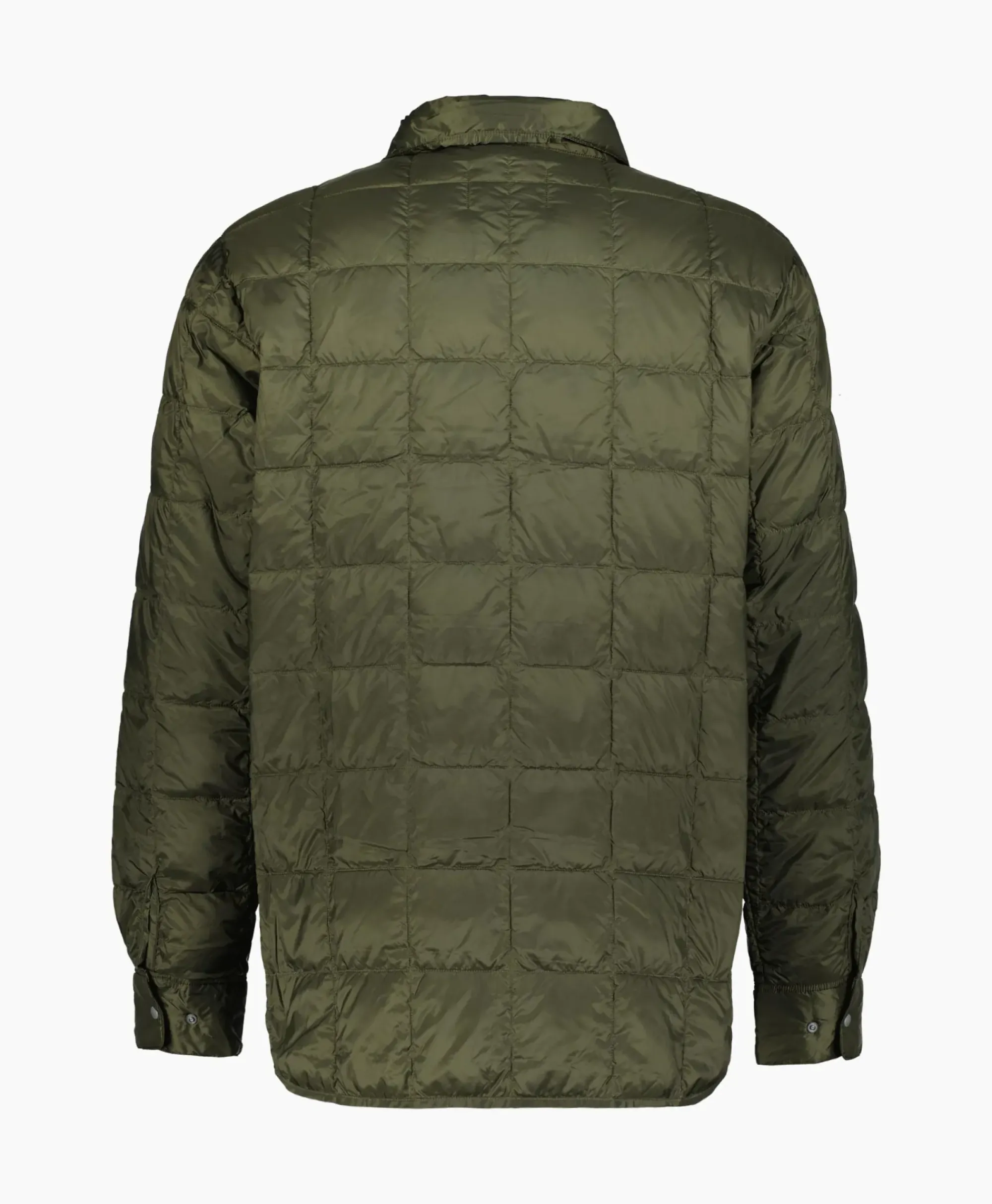 Jassen^Taion Jack W-Pocket Down Shirts Donker Groen