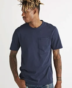 T-Shirts^Tenue. T-Shirt Korte Mouw John Blauw