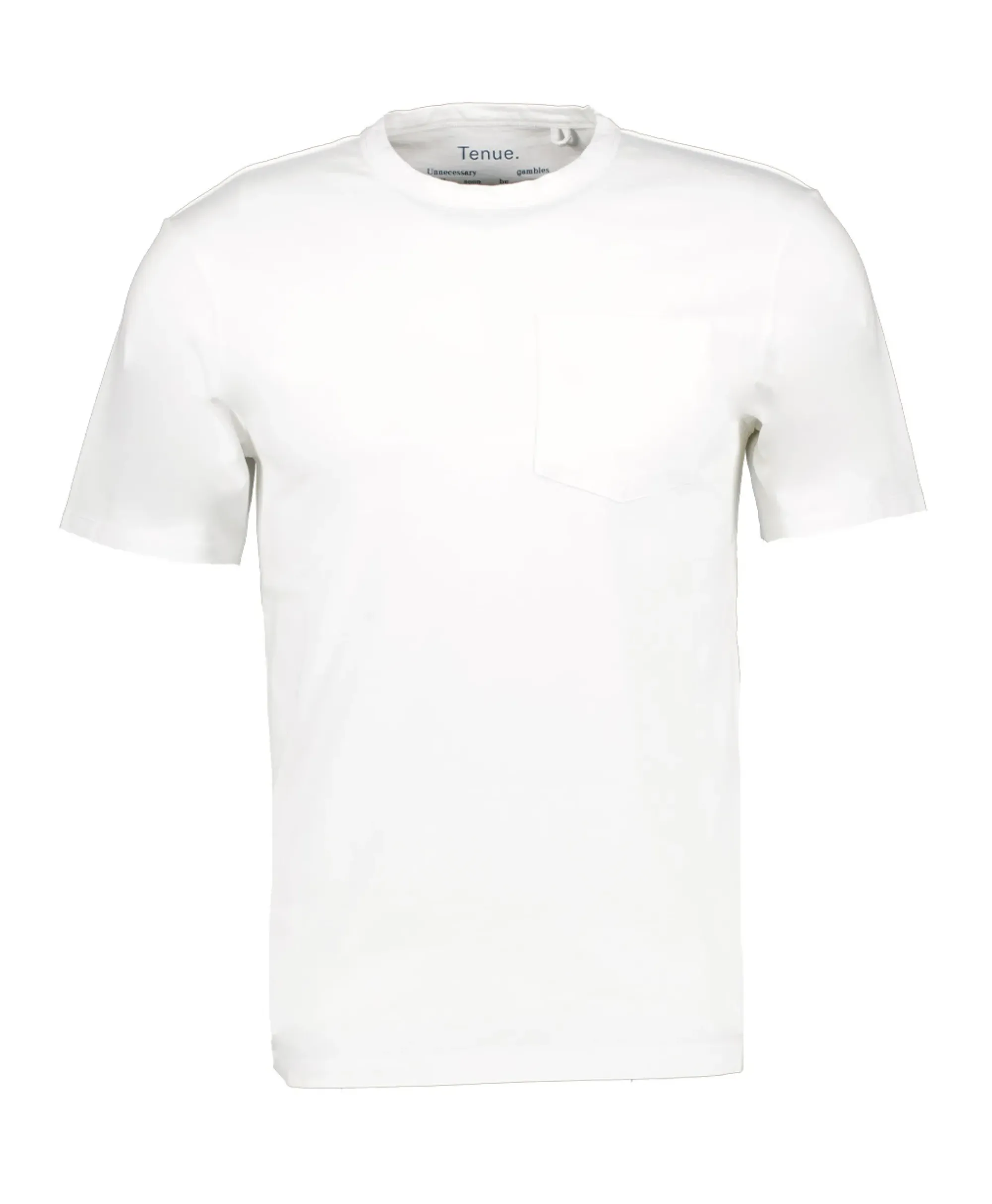 T-Shirts^Tenue. T-Shirt Korte Mouw John Wit