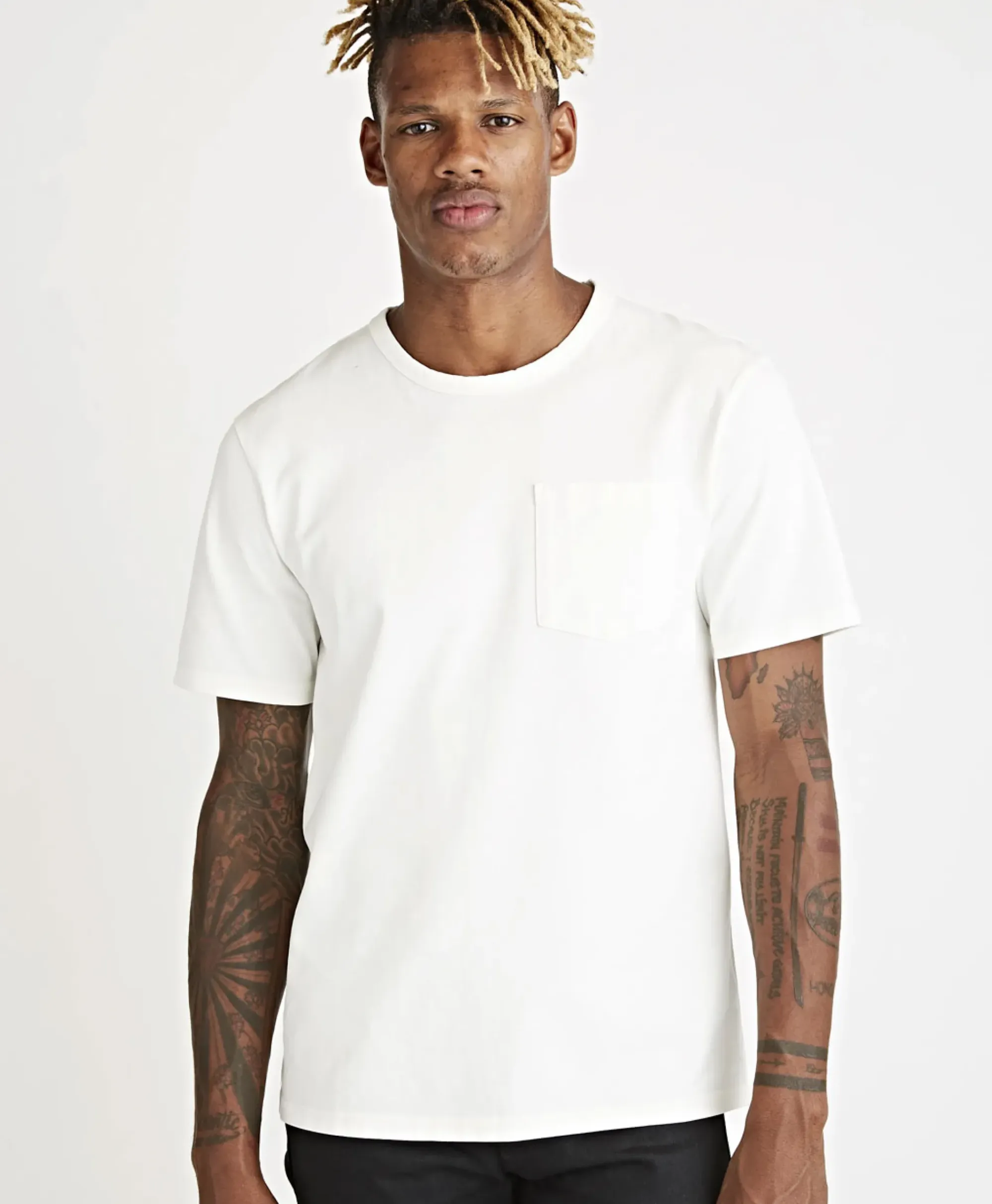 T-Shirts^Tenue. T-Shirt Korte Mouw John Wit