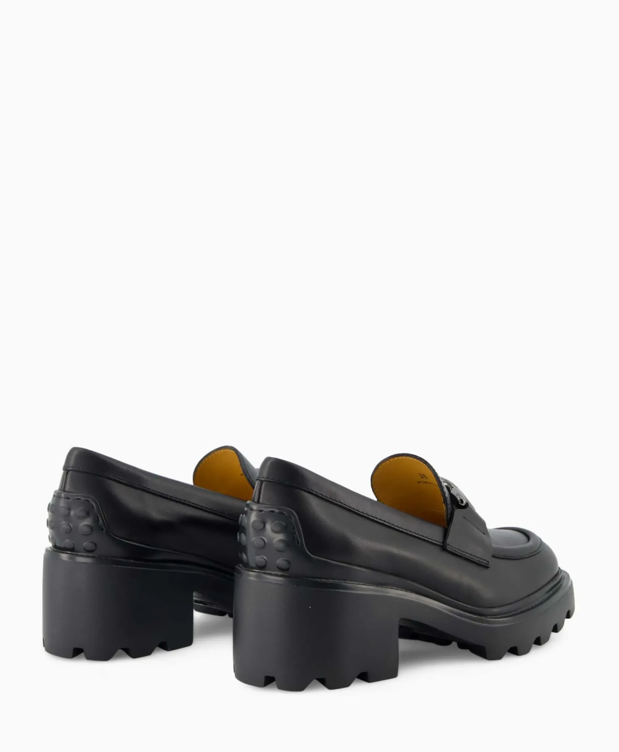 Instappers^Tod's Tod's Tod's Loafer Gomma Carro Zwart