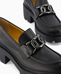 Instappers^Tod's Tod's Tod's Loafer Gomma Carro Zwart