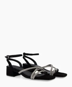 Sandalen^Toral Sandaal Met Hak Tl Celina Zwart