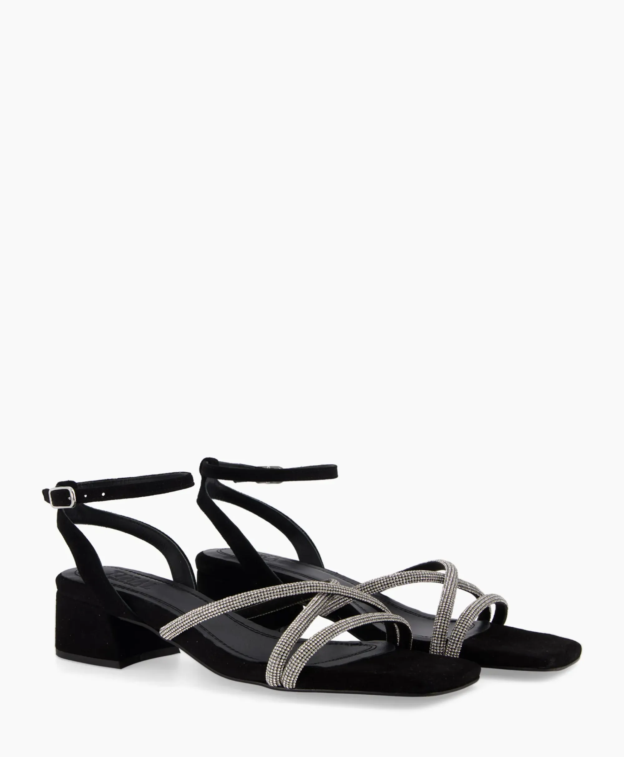 Sandalen^Toral Sandaal Met Hak Tl Celina Zwart