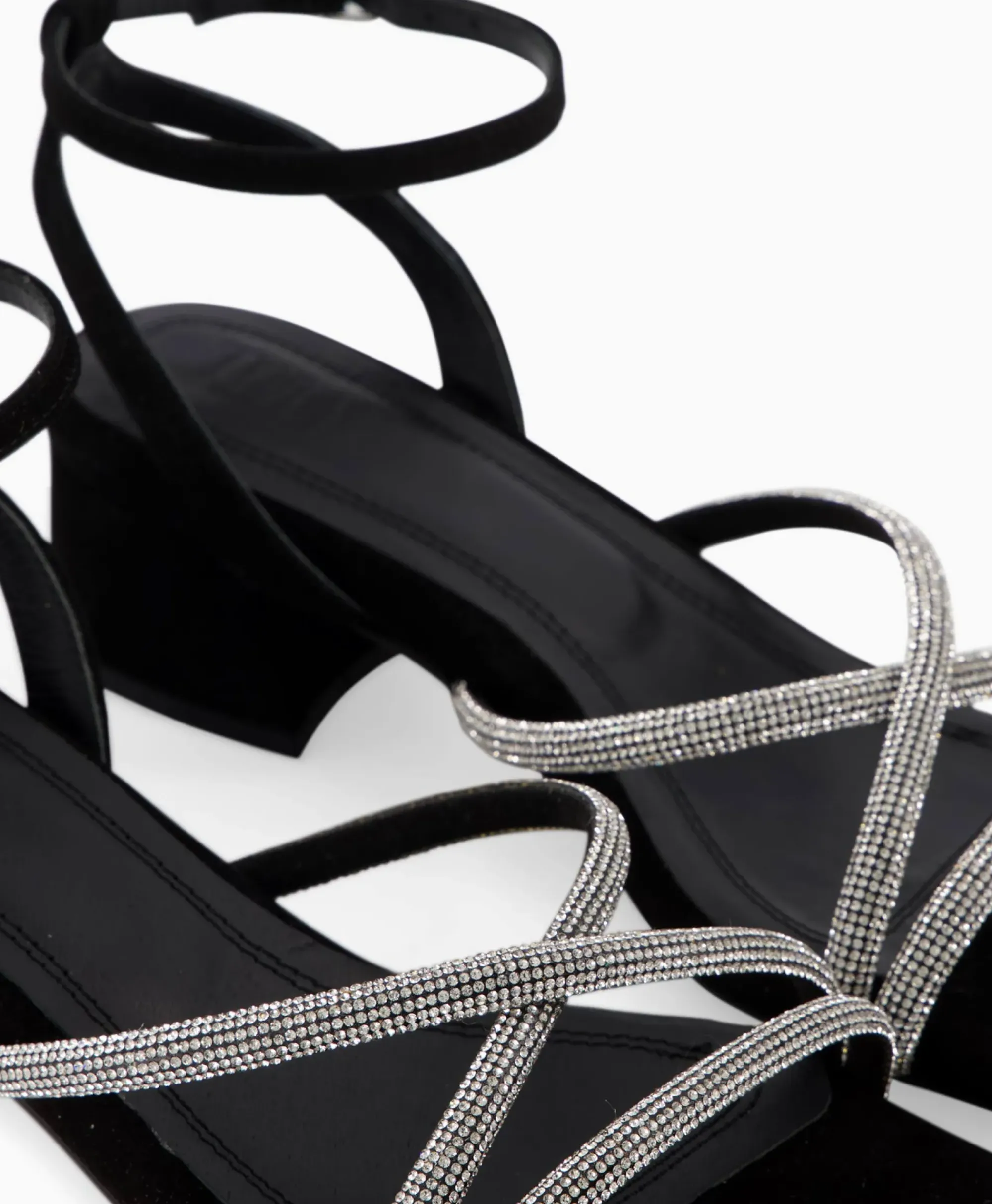 Sandalen^Toral Sandaal Met Hak Tl Celina Zwart
