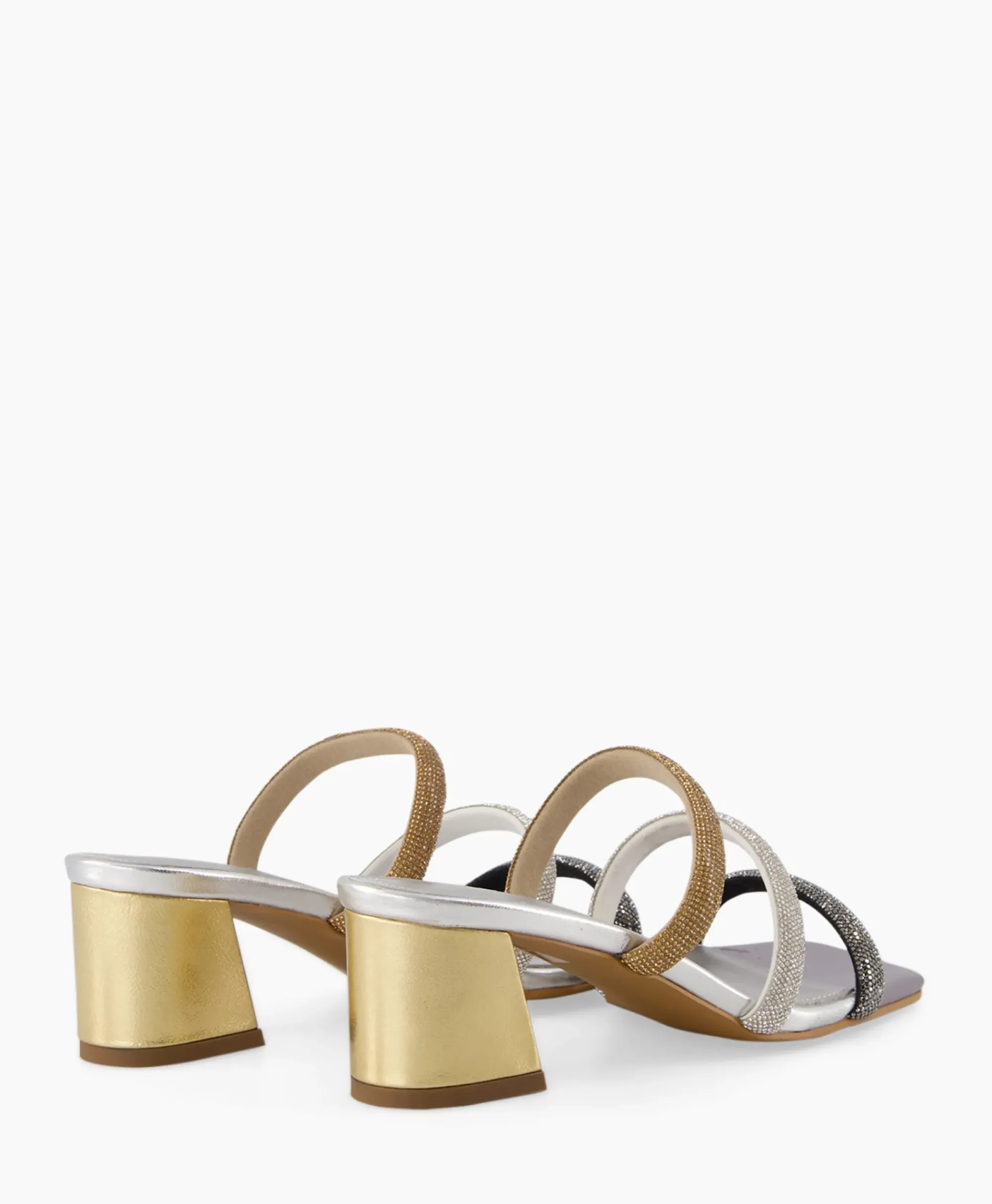 Sandalen^Toral Sandaal Met Hak Tl-Mila Zilver