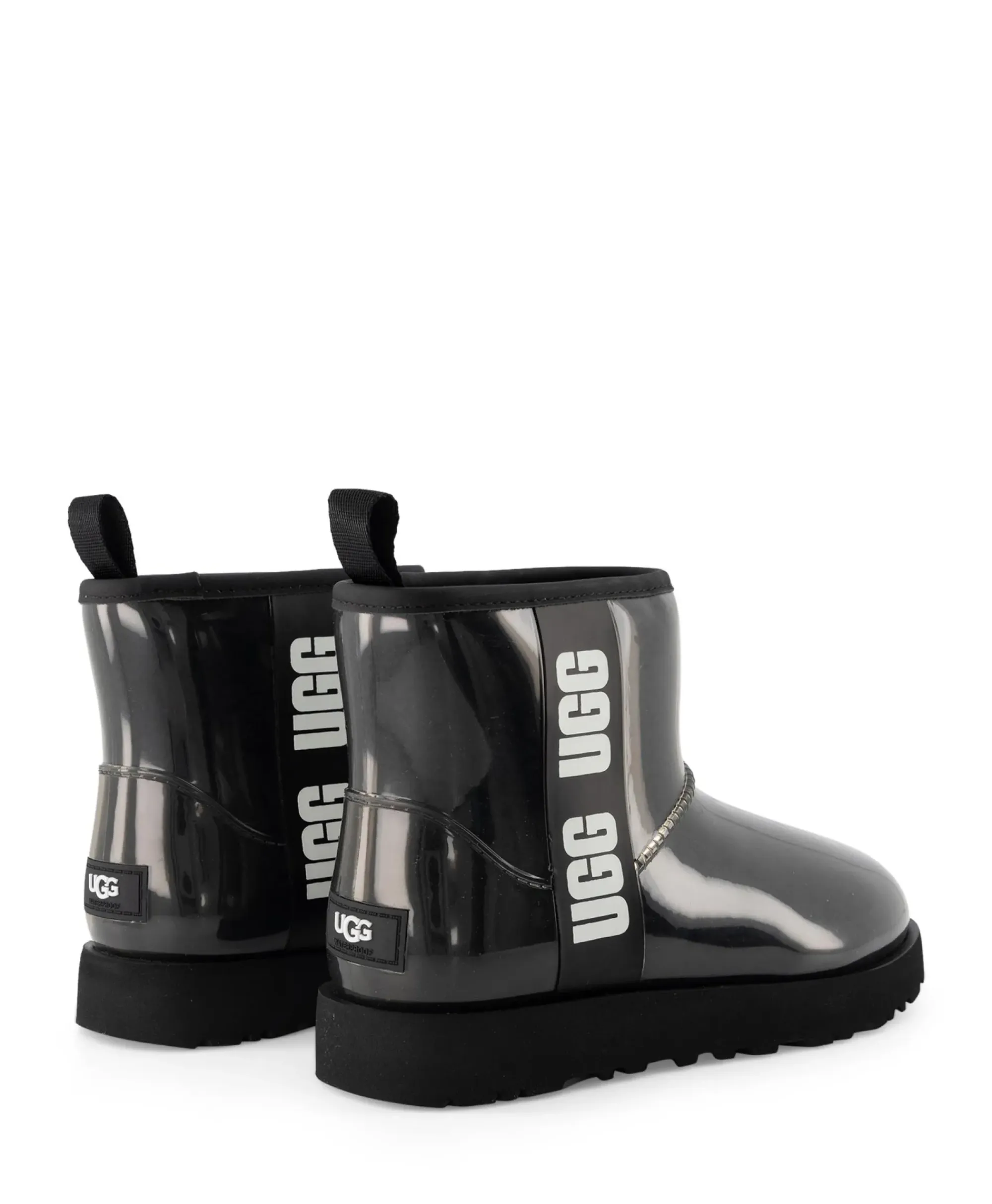 Laarzen^Ugg Enkellaars W Classic Clear Mini Zwart