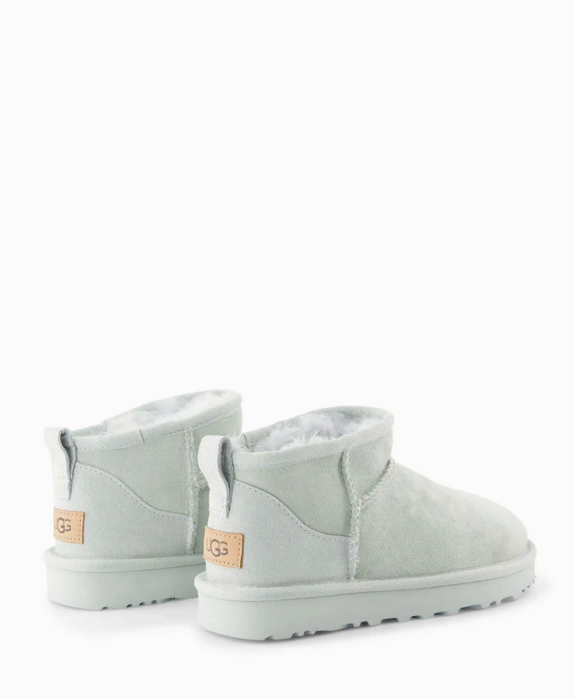 Laarzen^Ugg Enkellaars W Classic Ultra Mini Licht Blauw