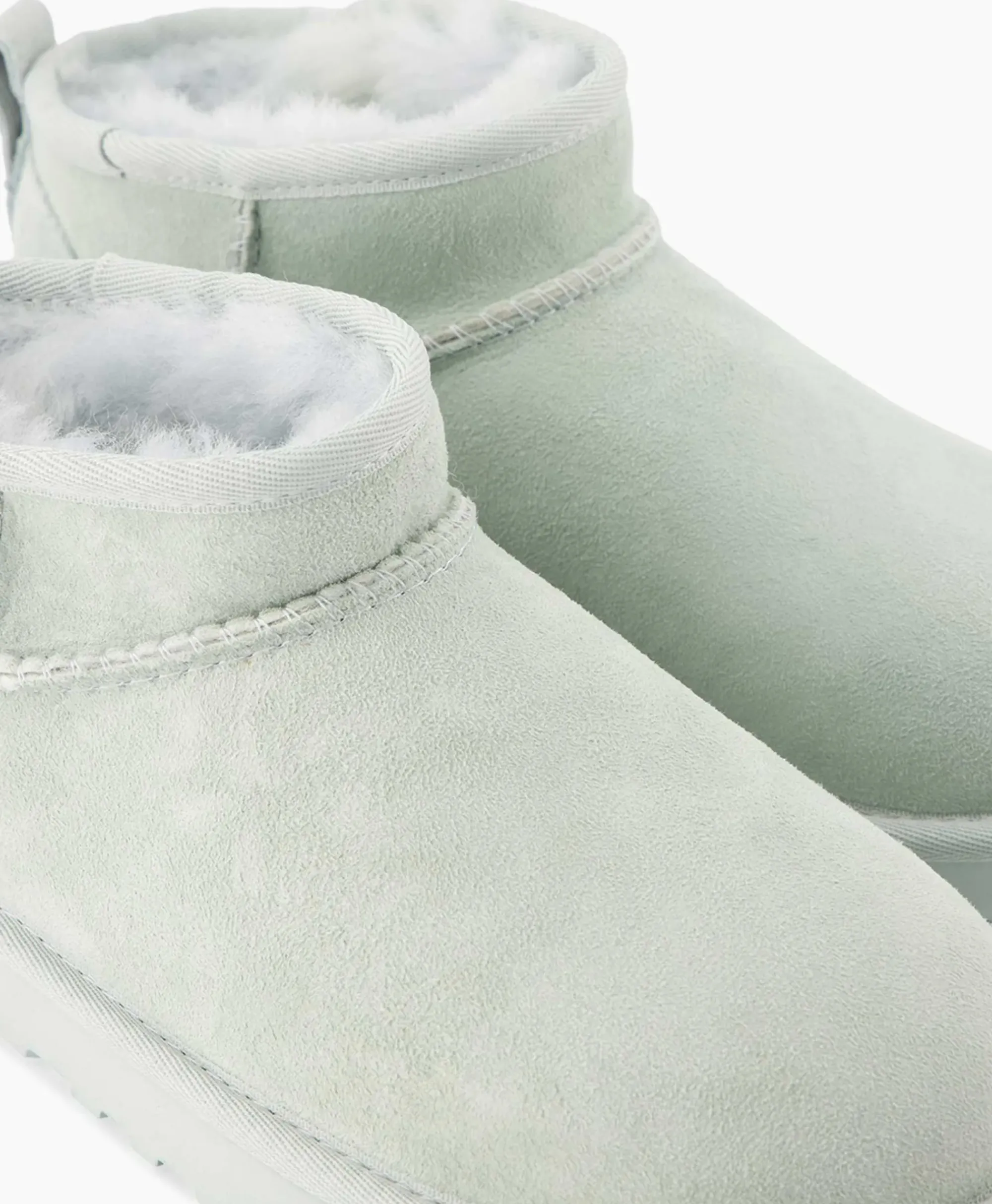 Laarzen^Ugg Enkellaars W Classic Ultra Mini Licht Blauw