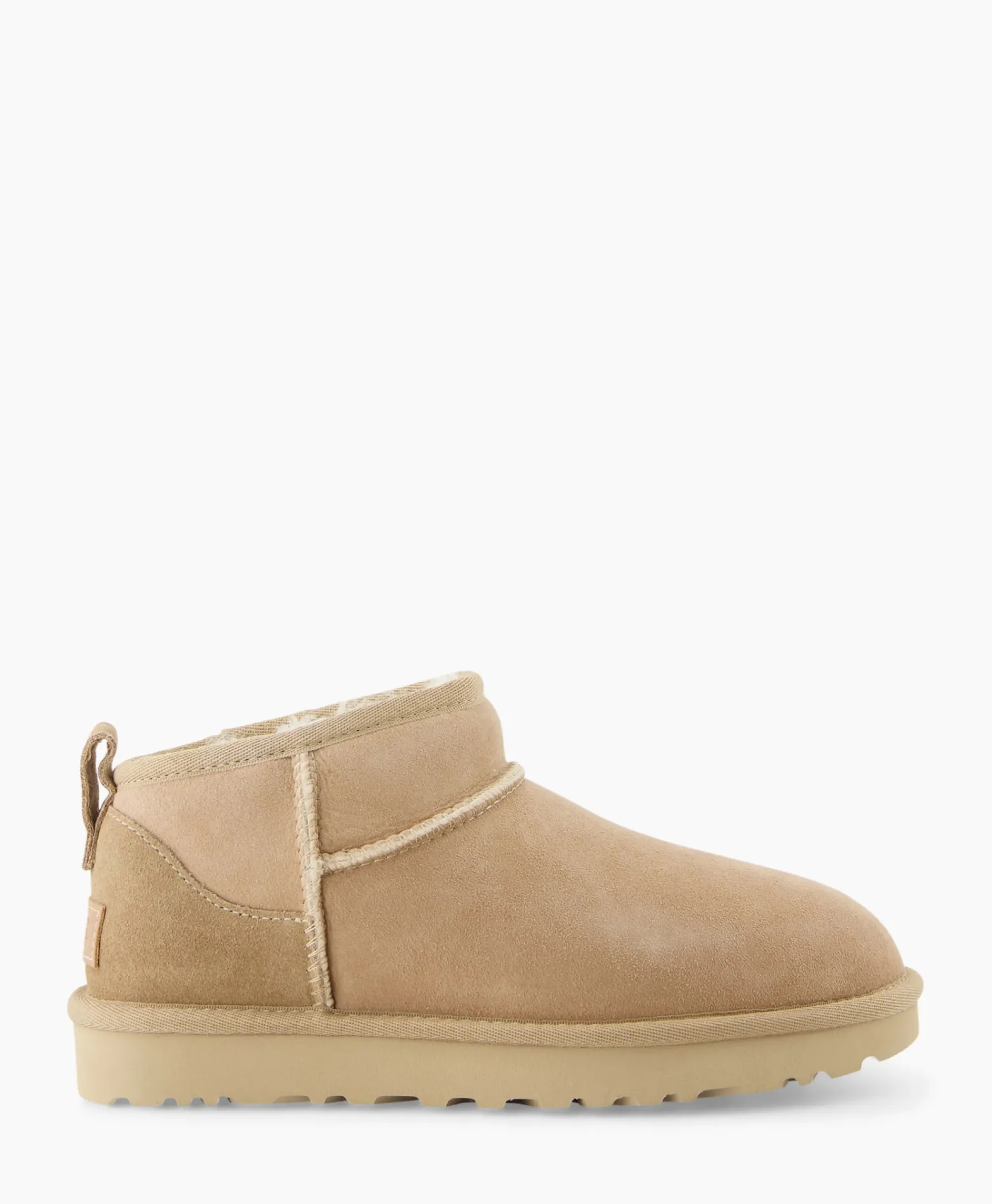 Laarzen^Ugg Enkellaars Winterboot Classic Ultra Mini Zand
