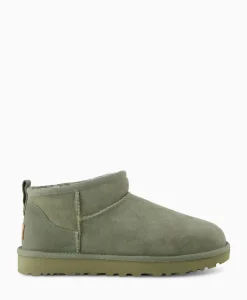 Laarzen^Ugg Enkellaars Winterboot Classic Ultra Mini Khaki