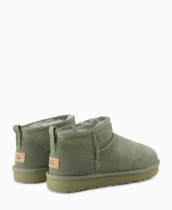 Laarzen^Ugg Enkellaars Winterboot Classic Ultra Mini Khaki
