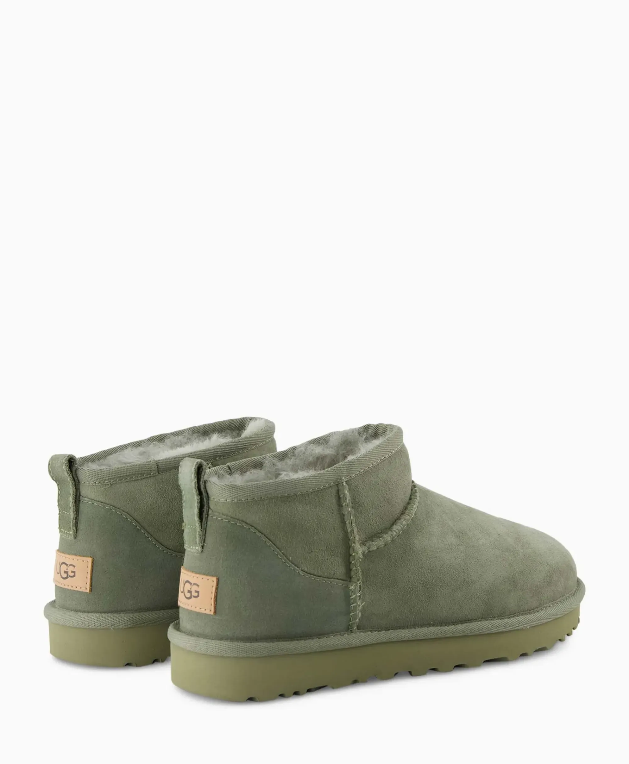 Laarzen^Ugg Enkellaars Winterboot Classic Ultra Mini Khaki