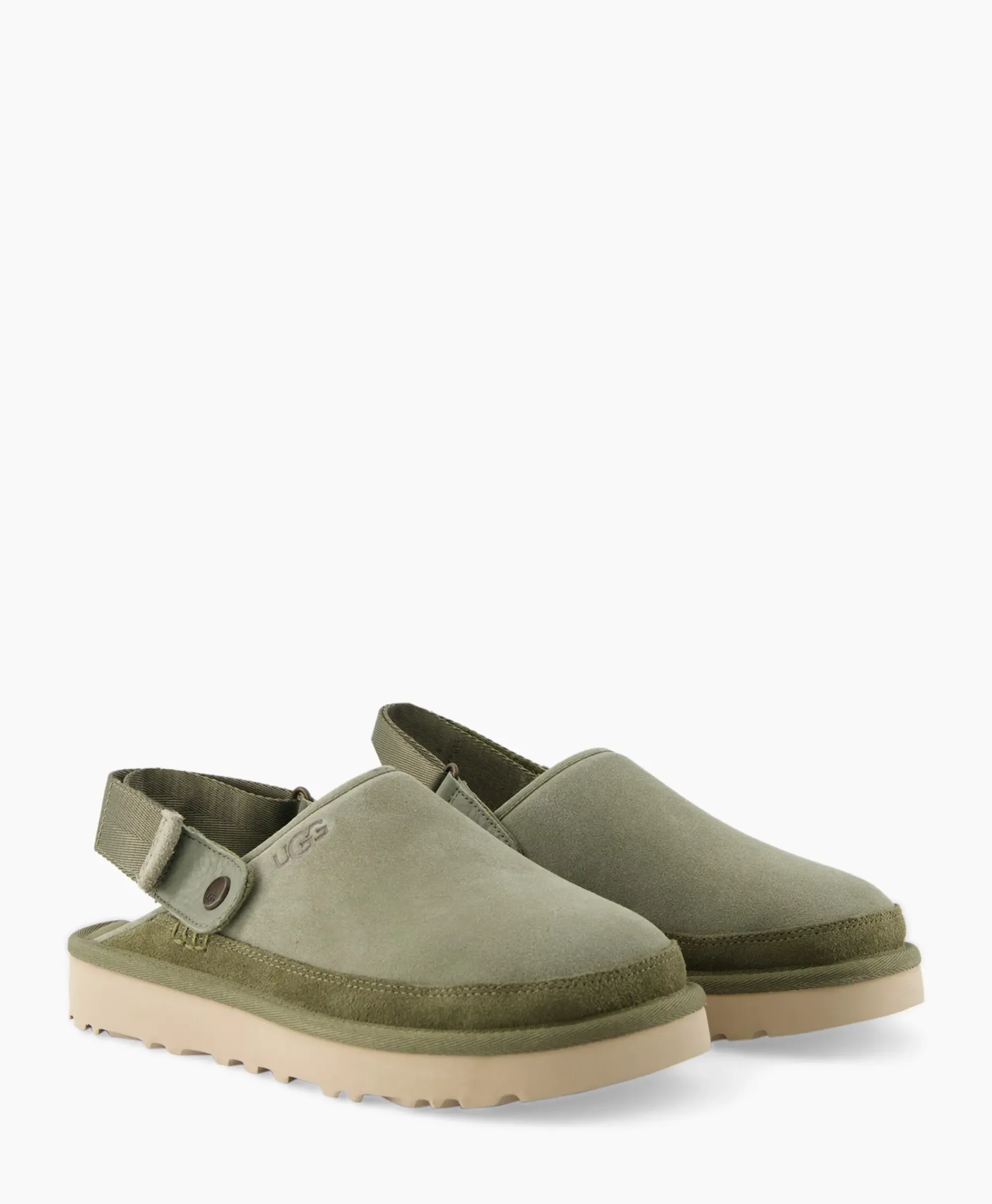 Instappers^Ugg Gesploafer M Goldencoast Clog Groen