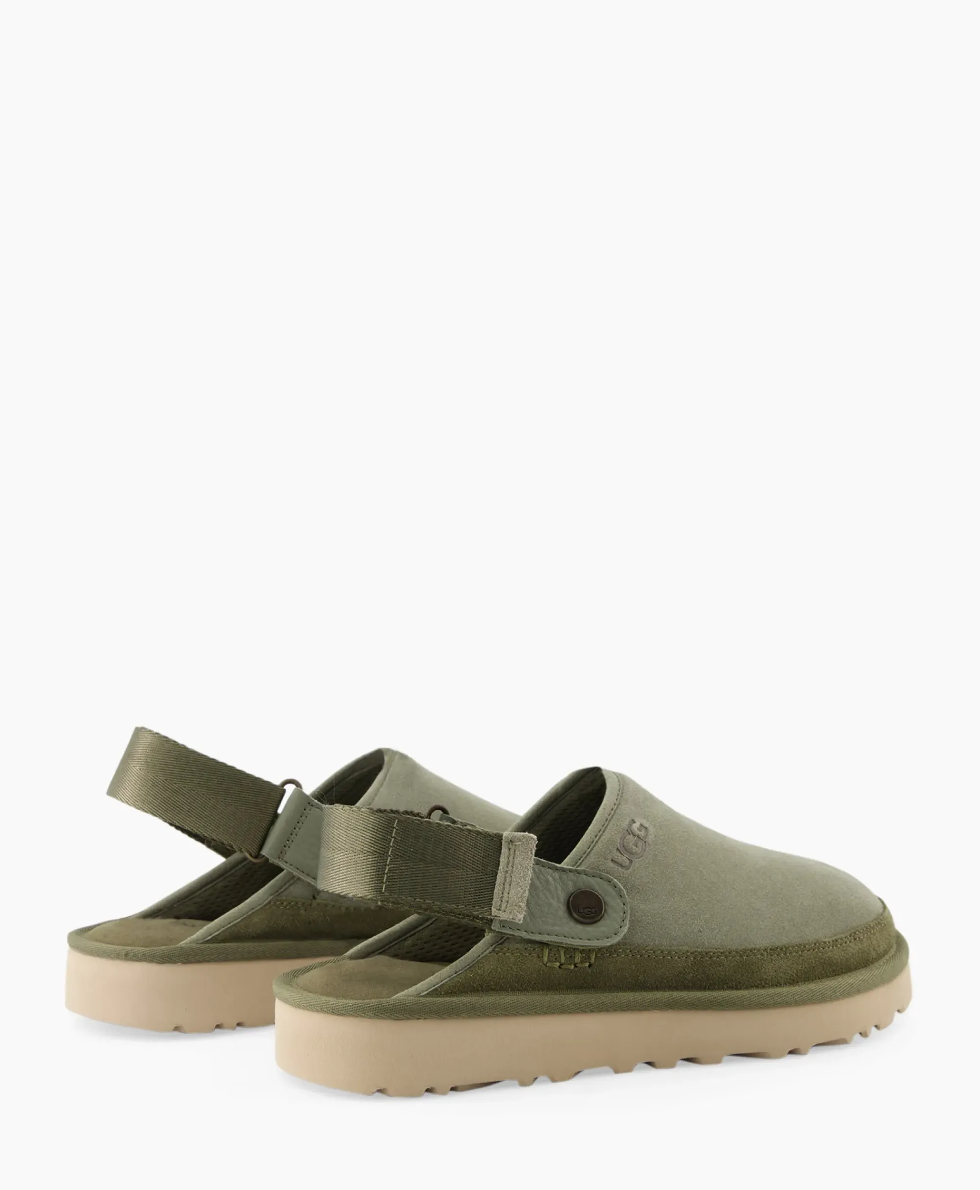 Instappers^Ugg Gesploafer M Goldencoast Clog Groen