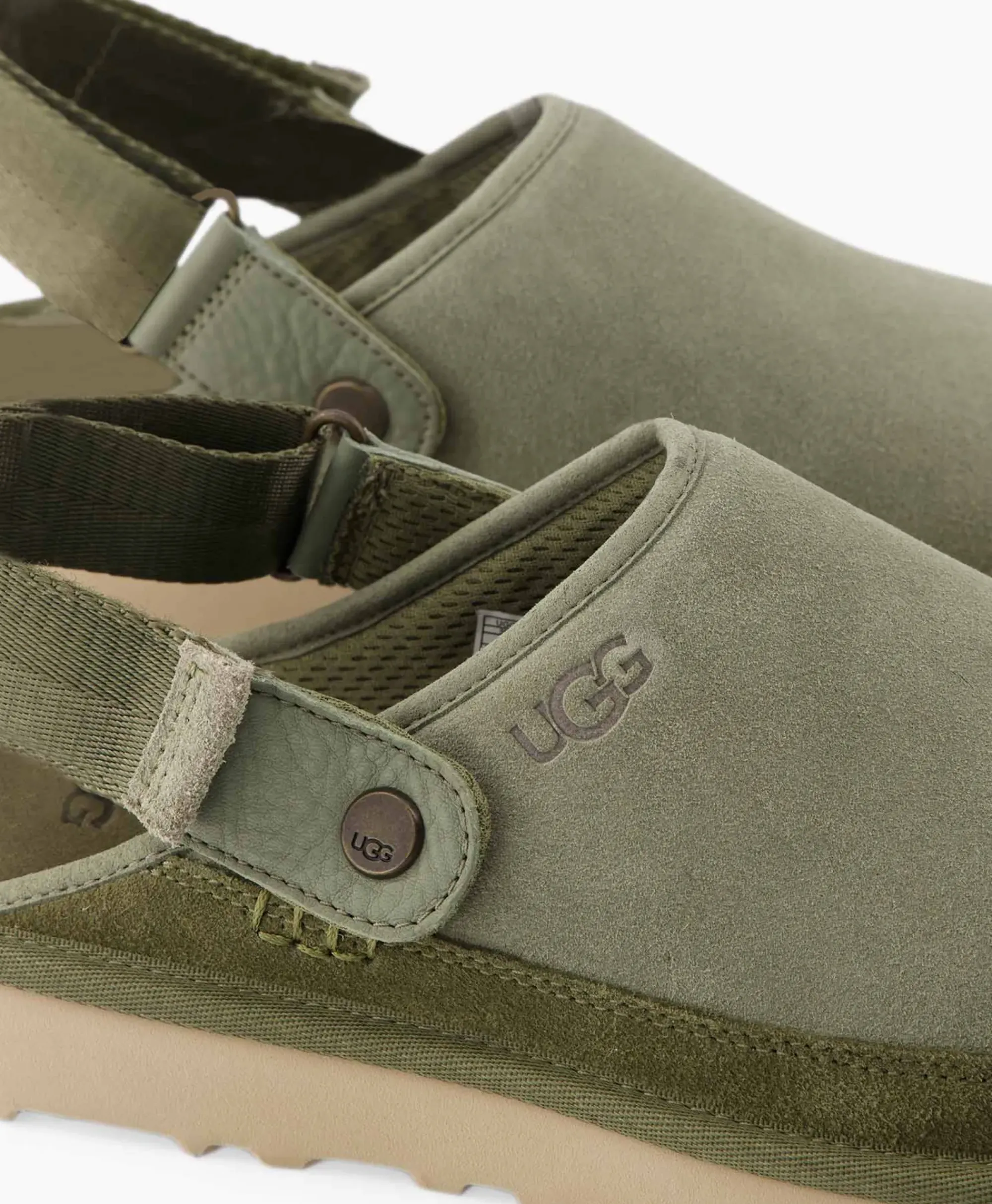 Instappers^Ugg Gesploafer M Goldencoast Clog Groen
