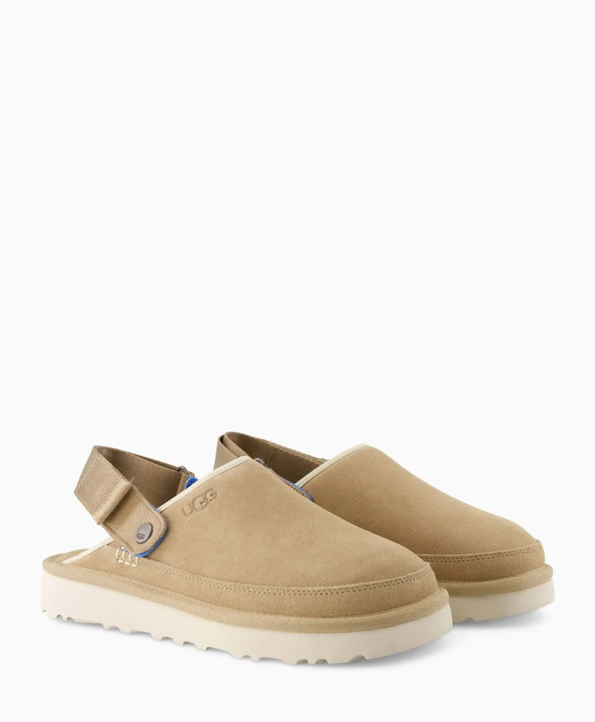 Instappers^Ugg Gesploafer M Goldencoast Clog Beige