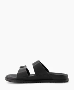 Sandalen^Ugg Sandaal Wainscott Buckle Slide Black Jeans