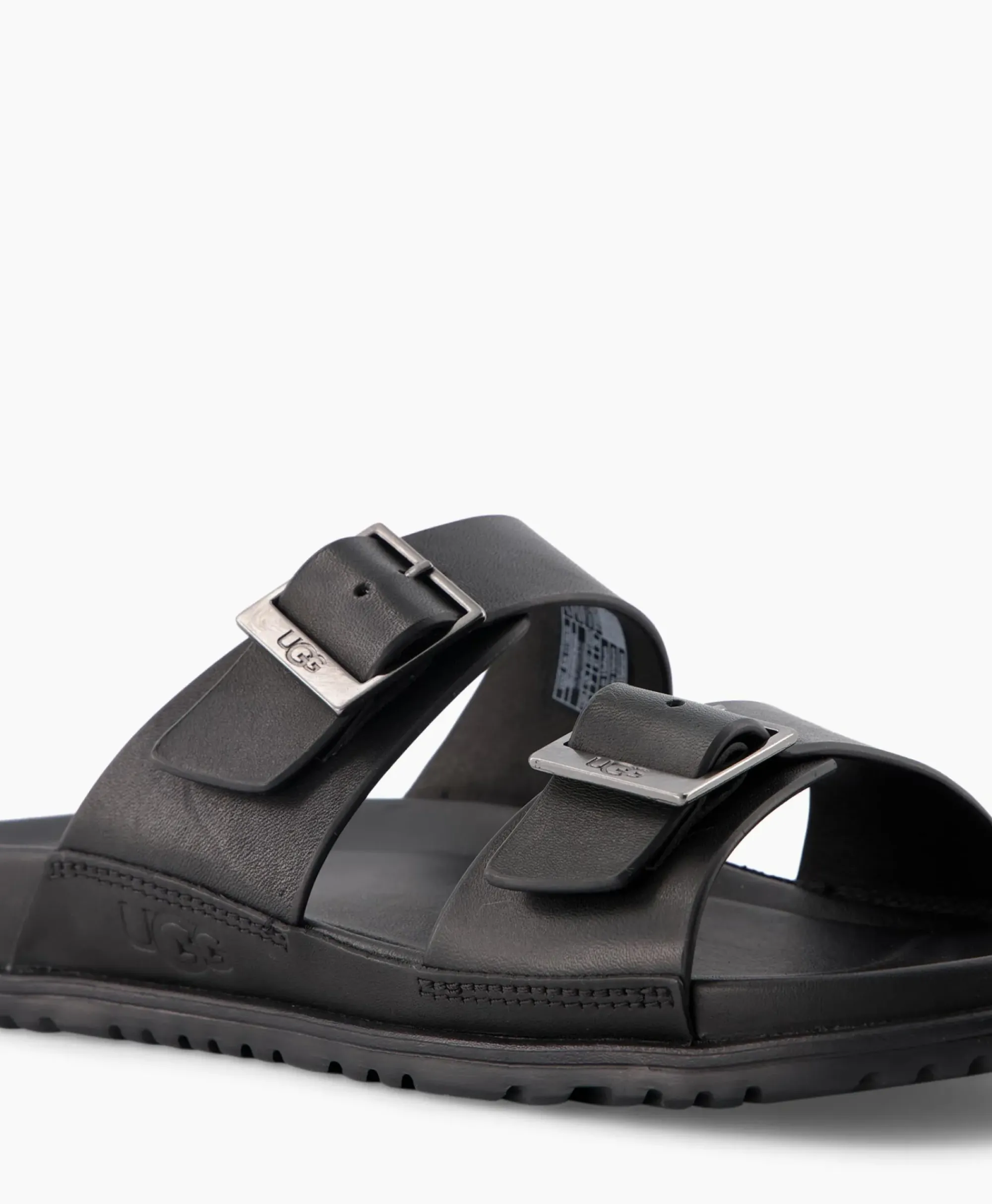 Sandalen^Ugg Sandaal Wainscott Buckle Slide Black Jeans