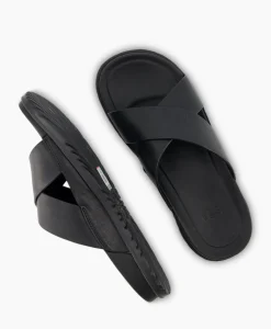 Sandalen^Ugg Sandaal Wainscott Slide Zwart