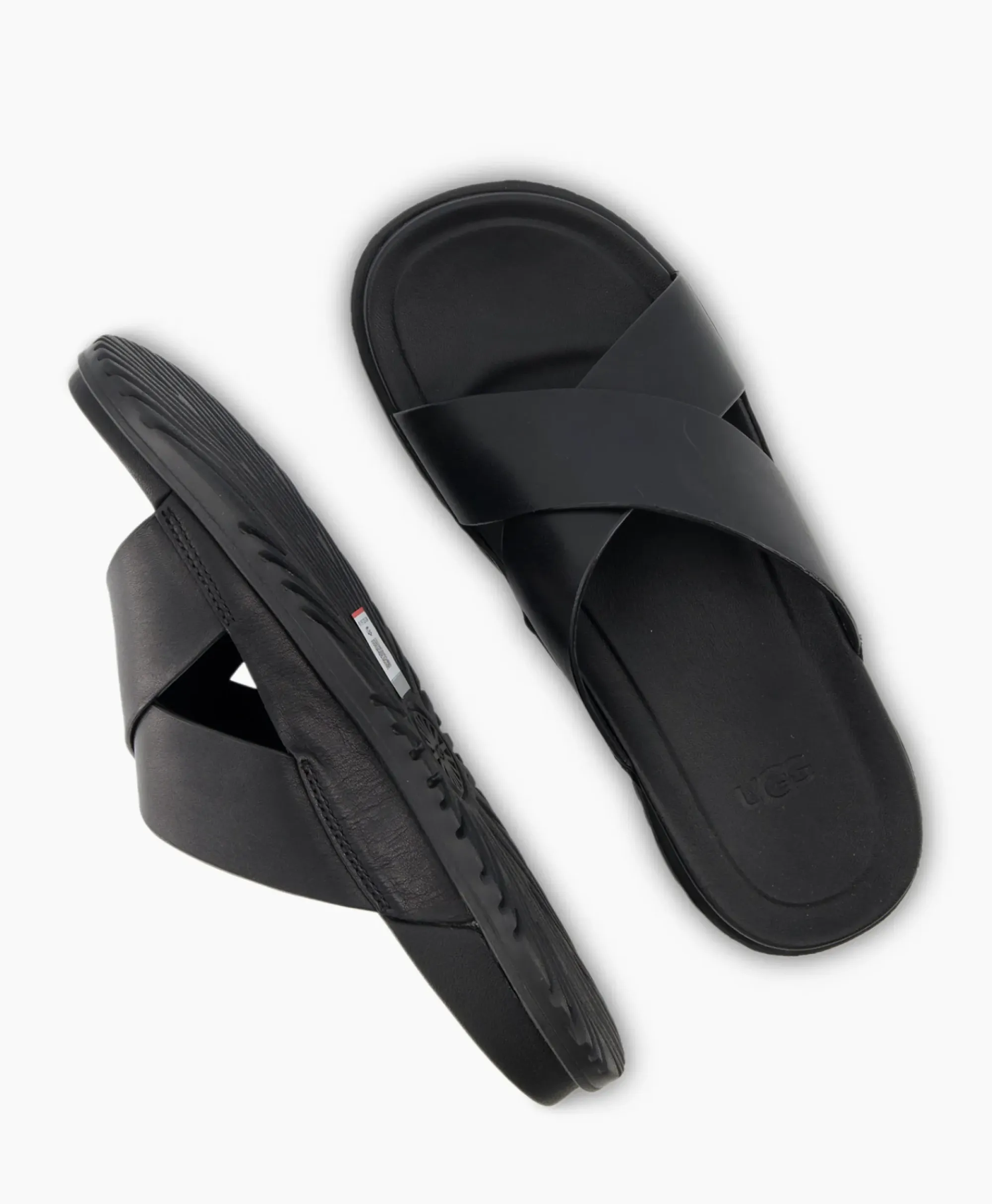 Sandalen^Ugg Sandaal Wainscott Slide Zwart