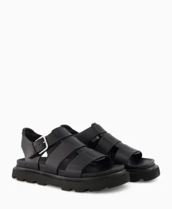 Sandalen^Ugg Sandaal Zonder Hak Capitelle Strap Zwart