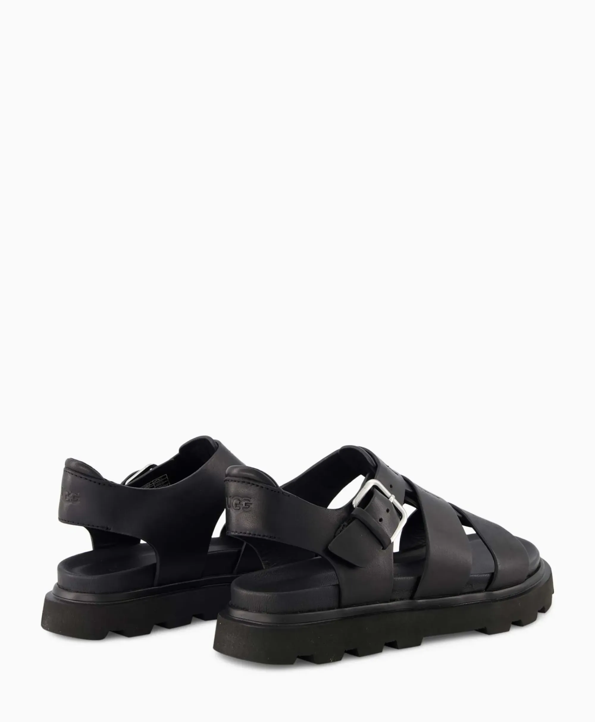 Sandalen^Ugg Sandaal Zonder Hak Capitelle Strap Zwart