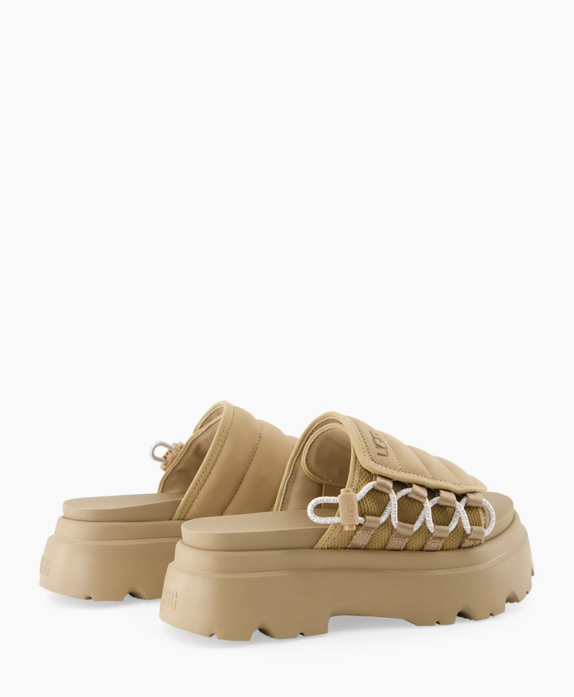 Sandalen^Ugg Sandaal Zonder Hak W Callie Beige