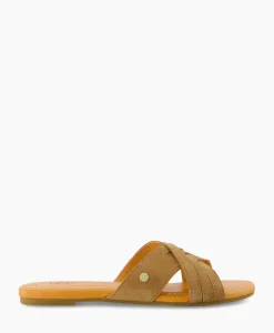 Sandalen^Ugg Sandaal Zonder Hak W Kenleigh Slide Bruin
