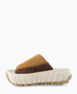 Sandalen^Ugg Sandaal Zonder Hak W Venture Daze Slide Licht Bruin