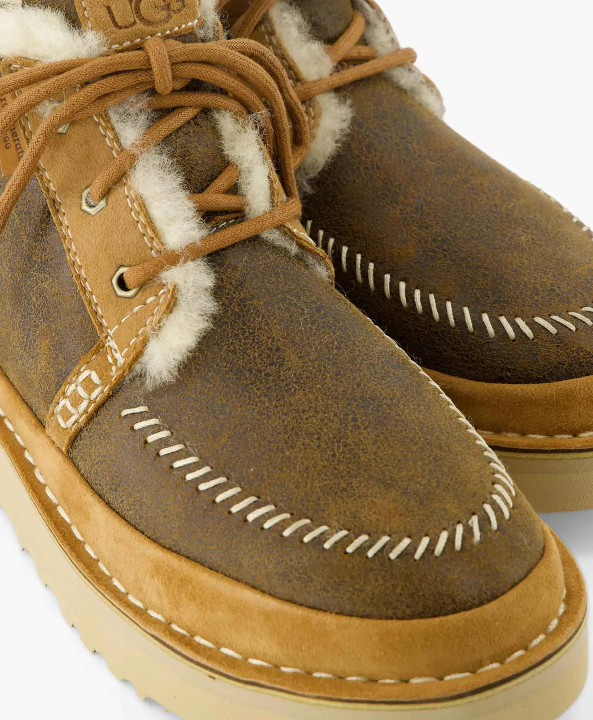 Laarzen^Ugg Veterboot Neumel Cognac