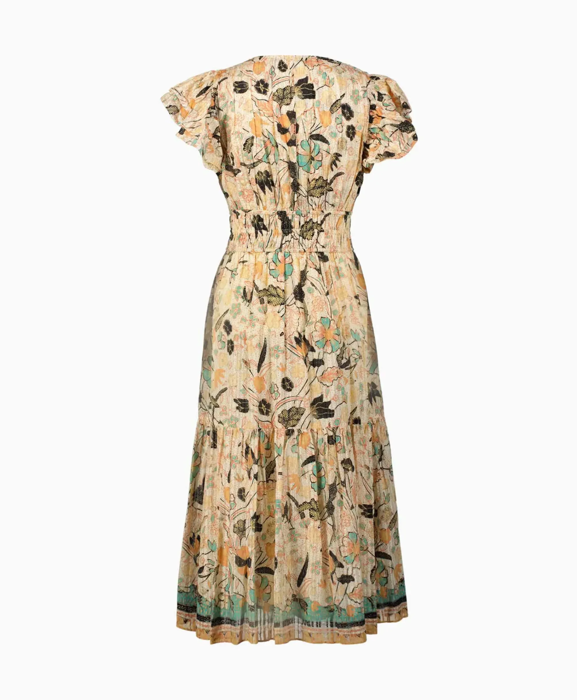 Jurken^Ulla Johnson Midi Jurk Angelica Ecru