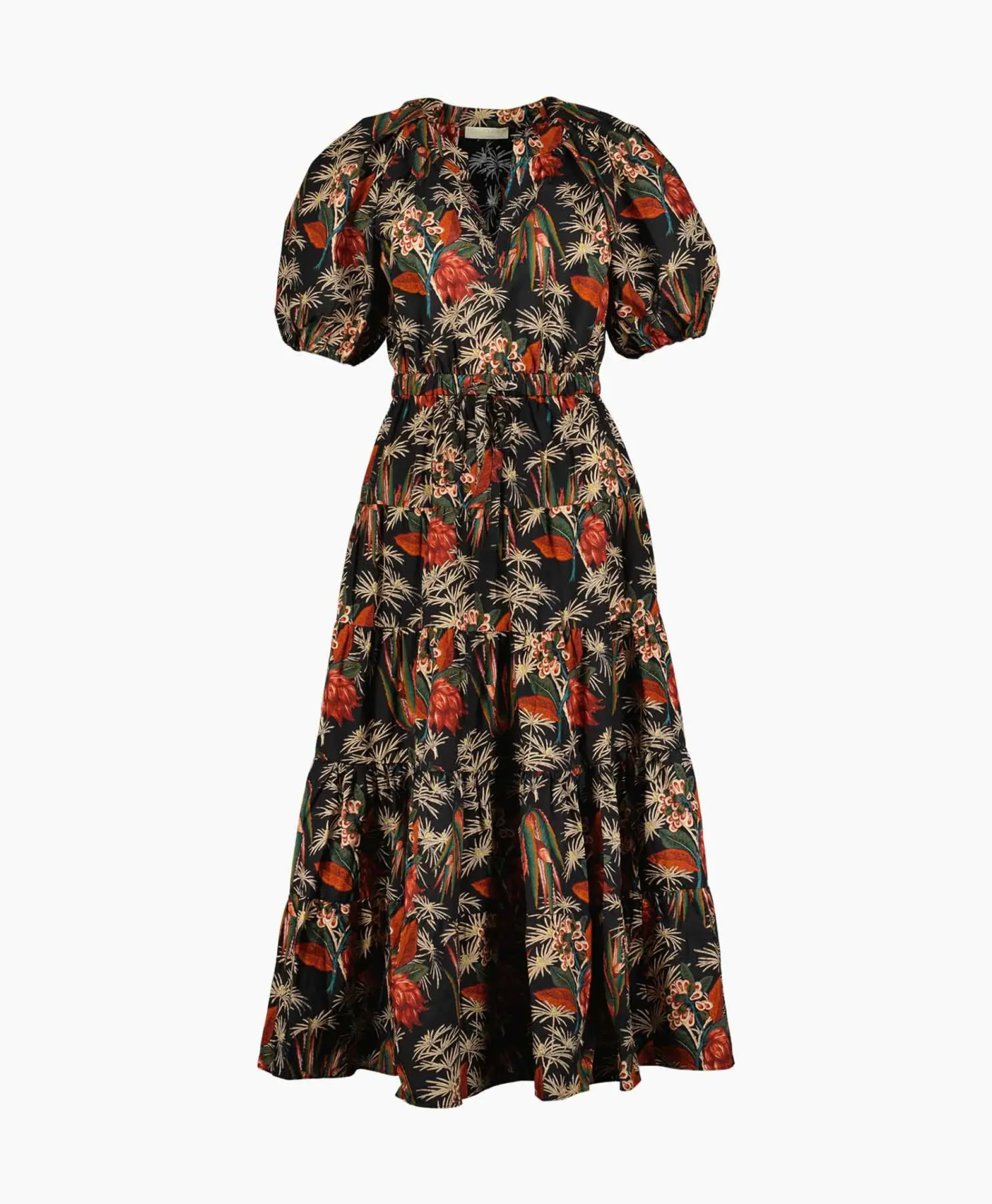 Jurken^Ulla Johnson Midi Jurk Olina Bruin
