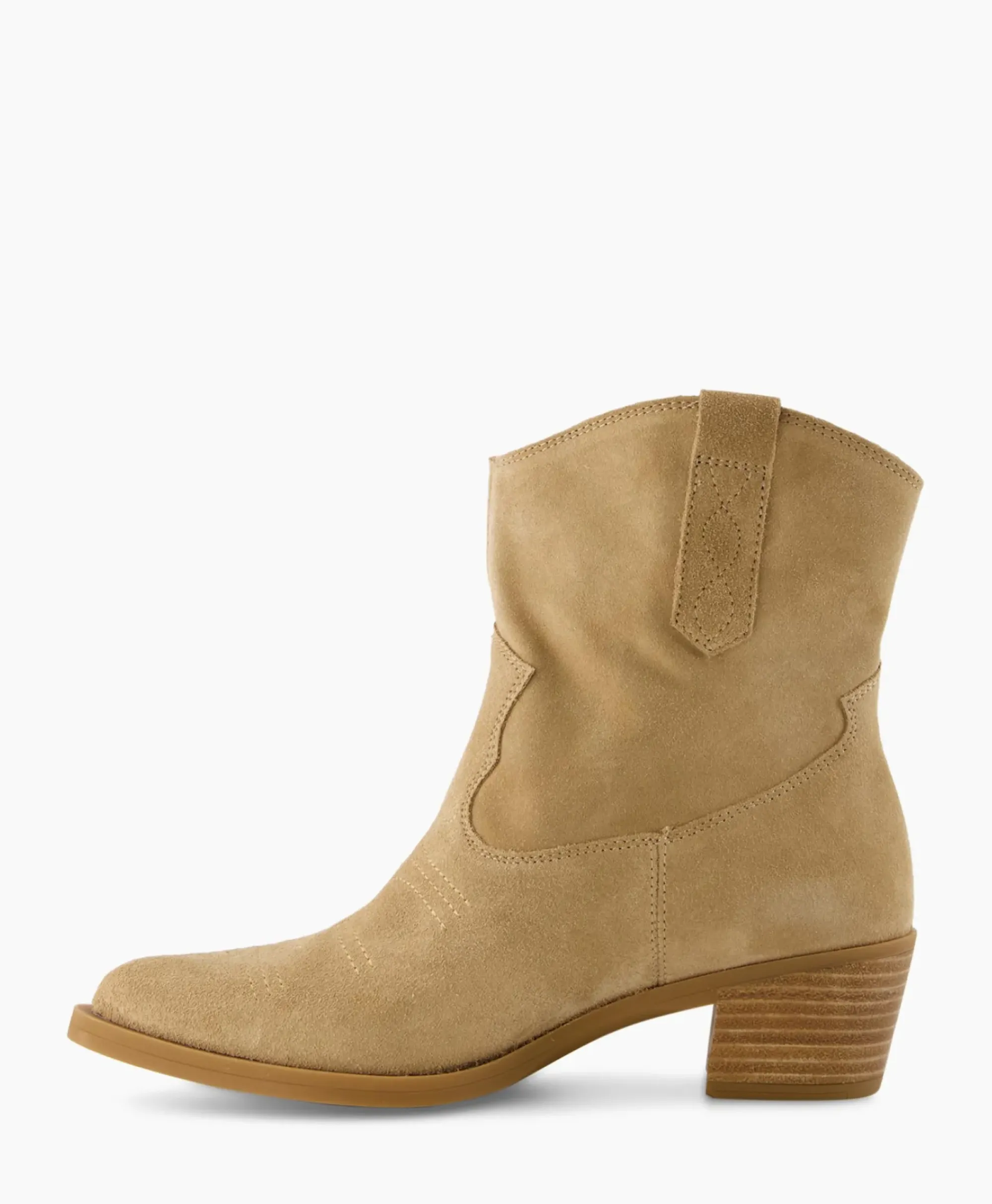 Laarzen^Unisa Enkellaars Gwen_Bs Beige