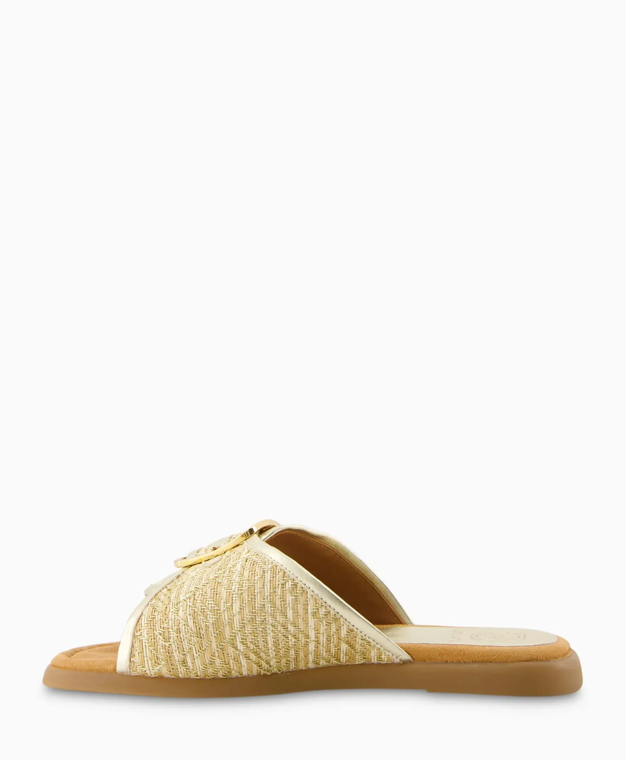 Sandalen^Unisa Sandaal Zonder Hak Crayyu Goud