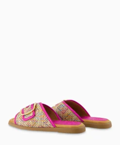 Sandalen^Unisa Sandaal Zonder Hak Crayyu Bruin Dessin