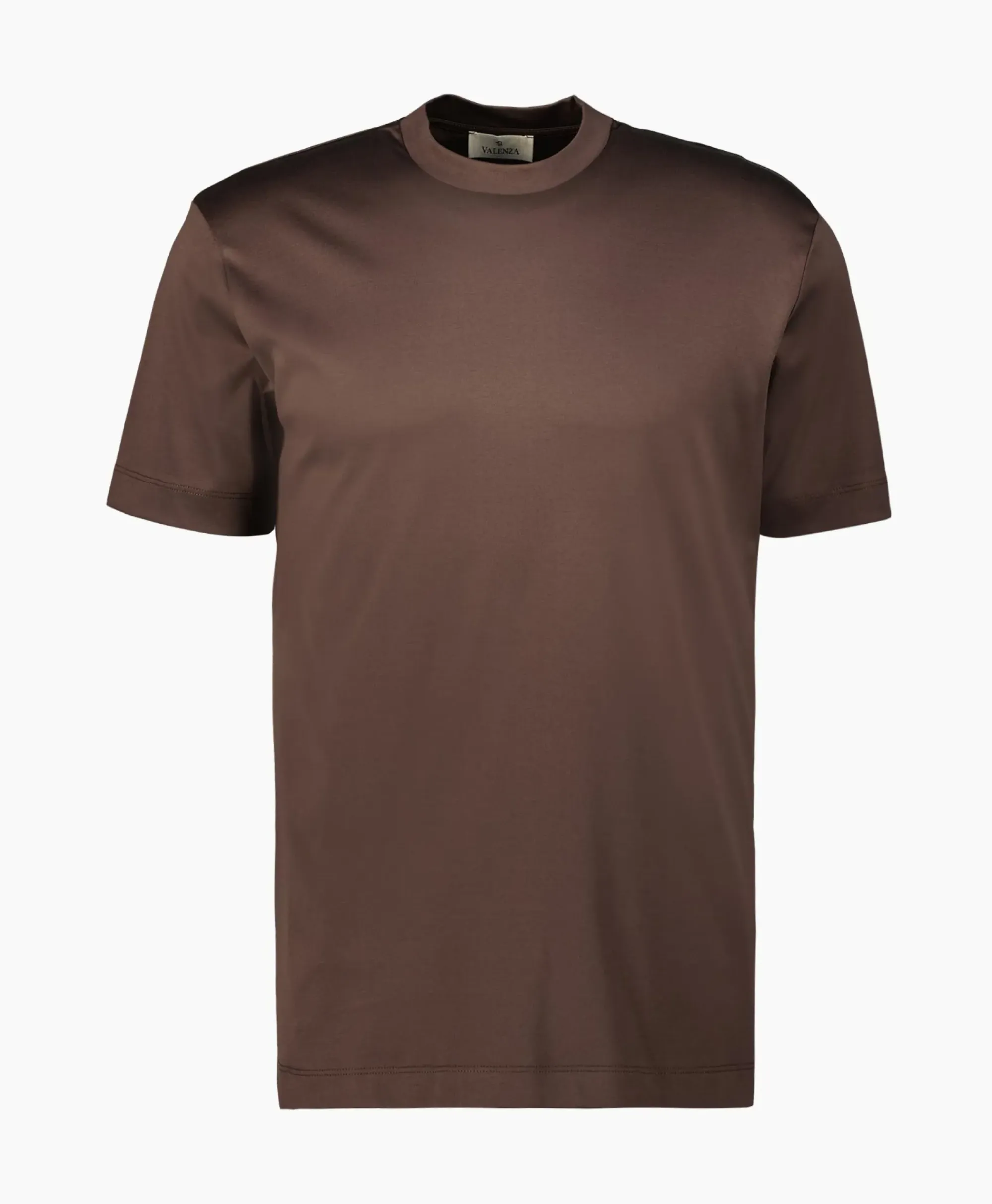 T-Shirts^Valenza T-Shirt Interlock Supima Bruin