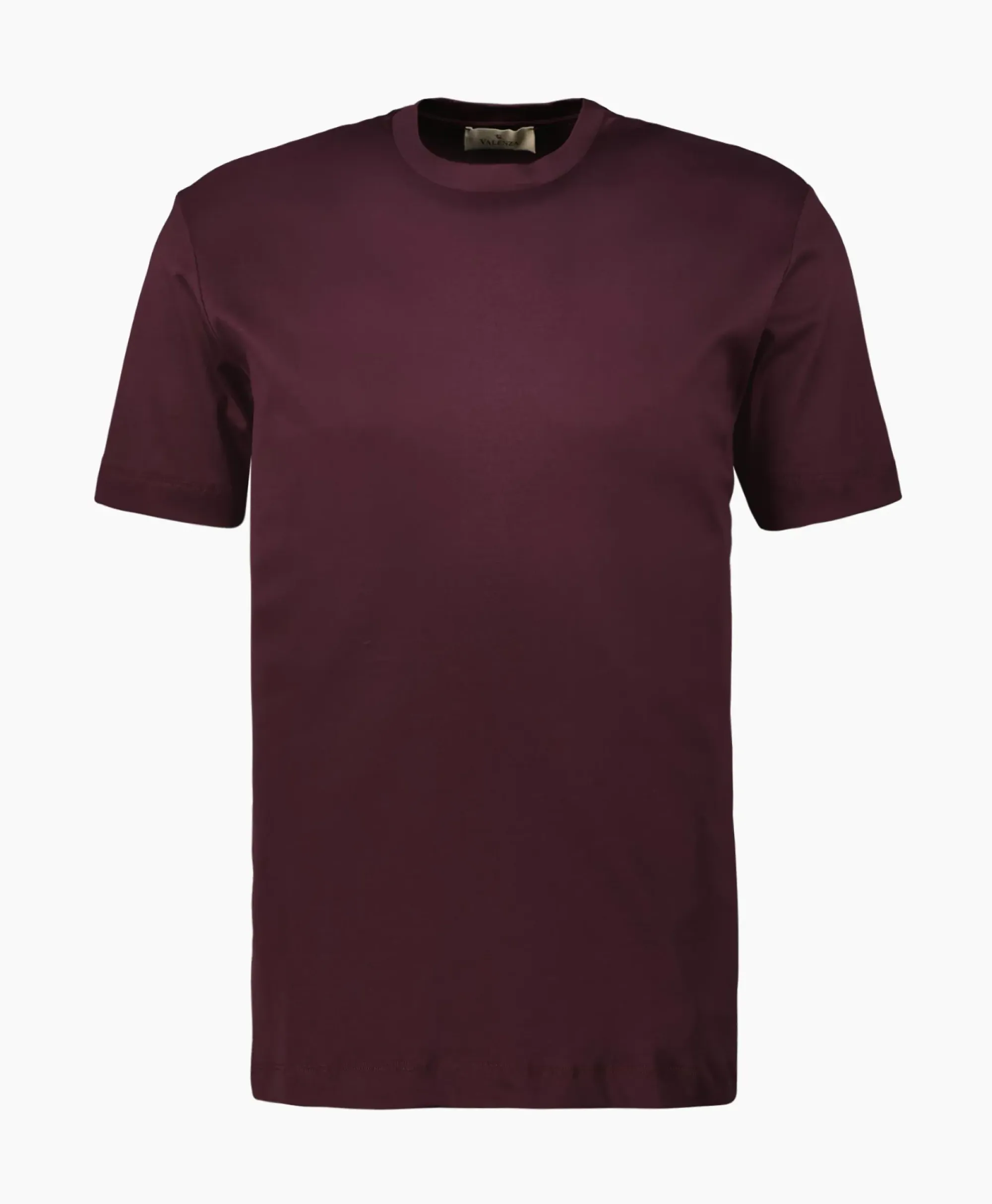 T-Shirts^Valenza T-Shirt Interlock Supima Bordeaux