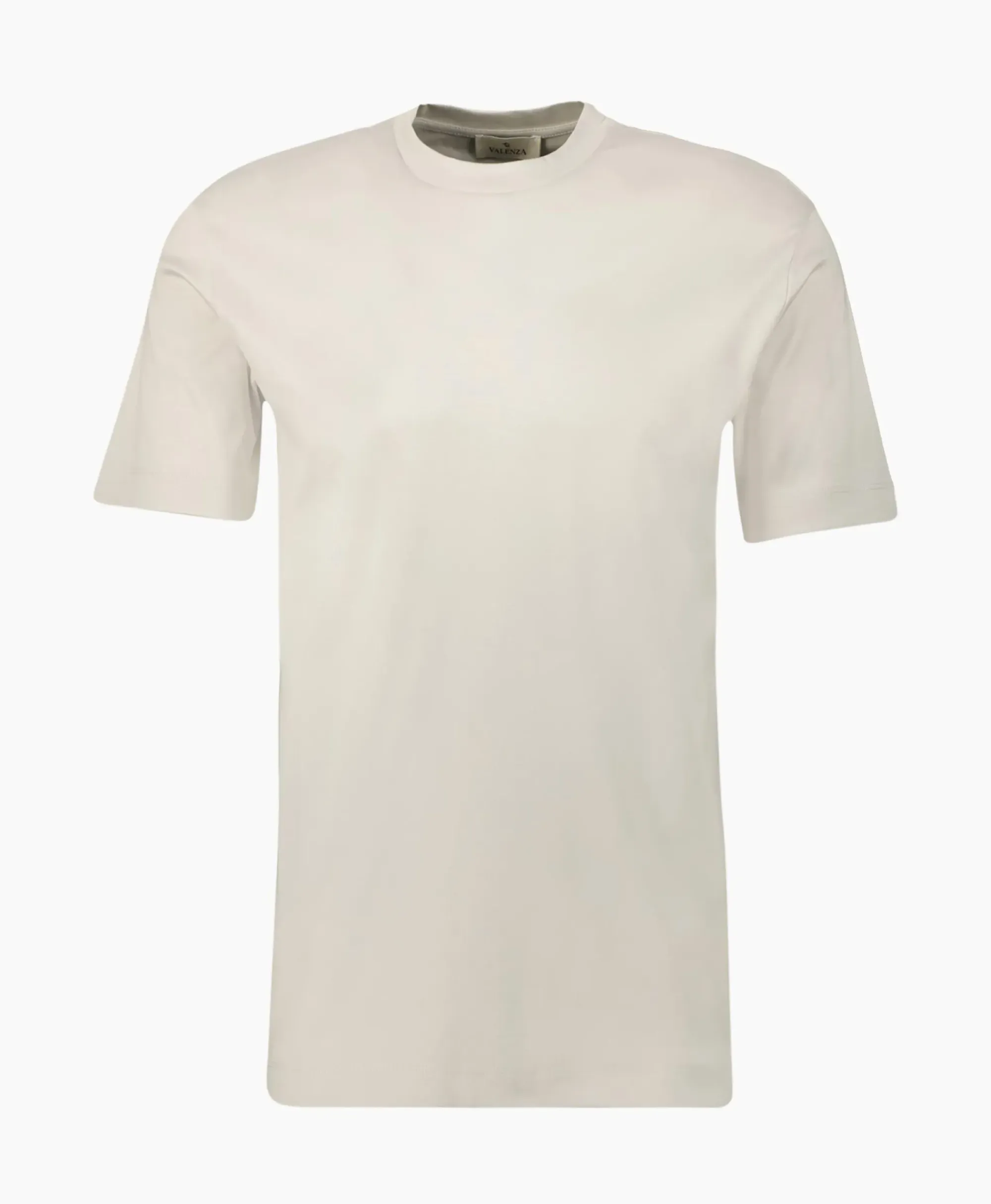 T-Shirts^Valenza T-Shirt Interlock Supima Grijs