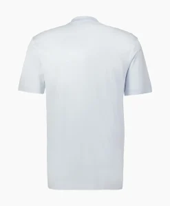 T-Shirts^Valenza T-Shirt Interlock Supima Midden Blauw