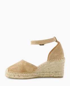 Instappers^Via Vai Espadrille Flora Braid Beige