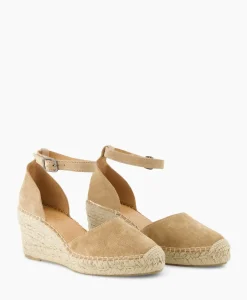 Instappers^Via Vai Espadrille Flora Braid Beige