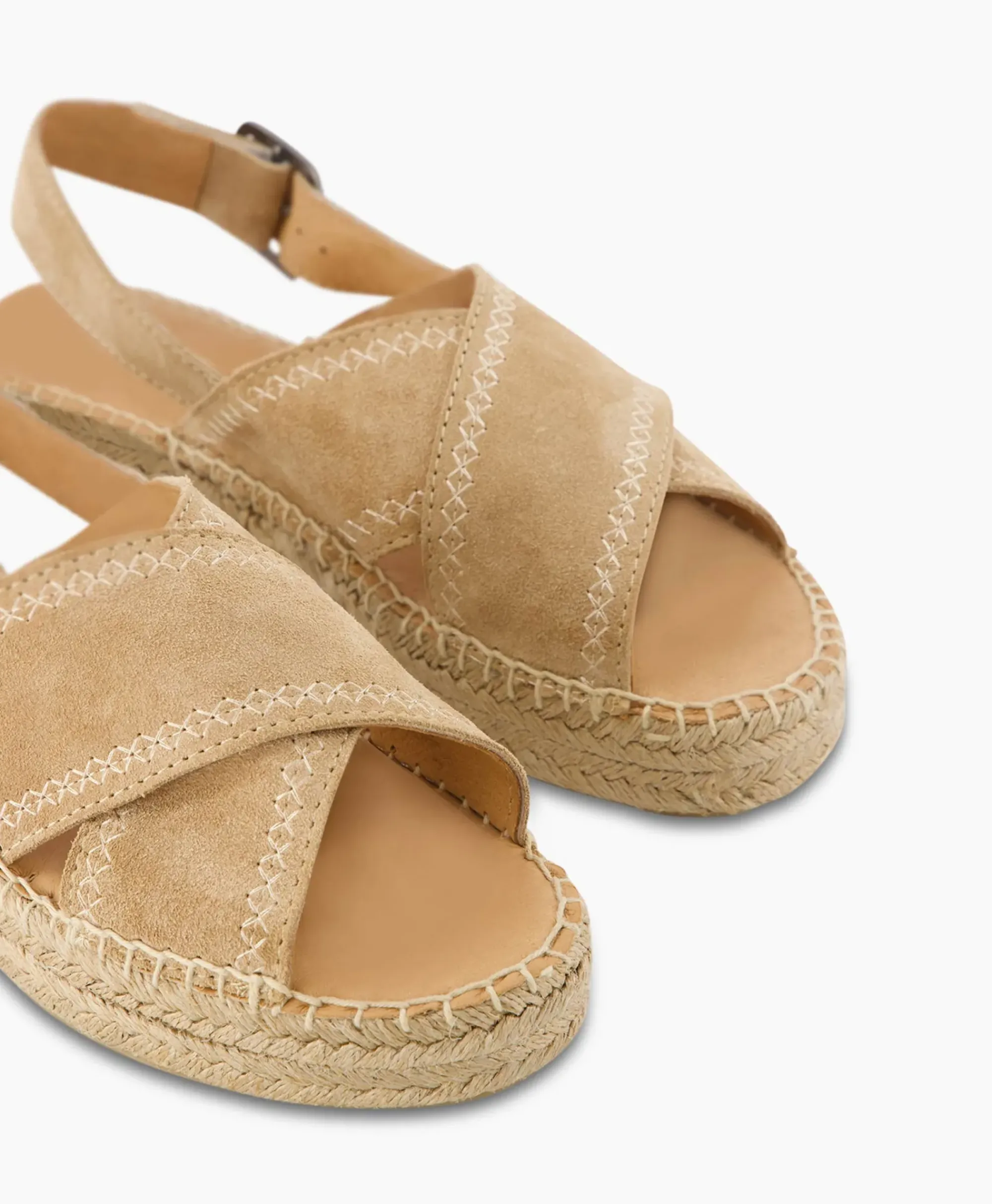 Instappers^Via Vai Espadrille Mondi Sun Beige