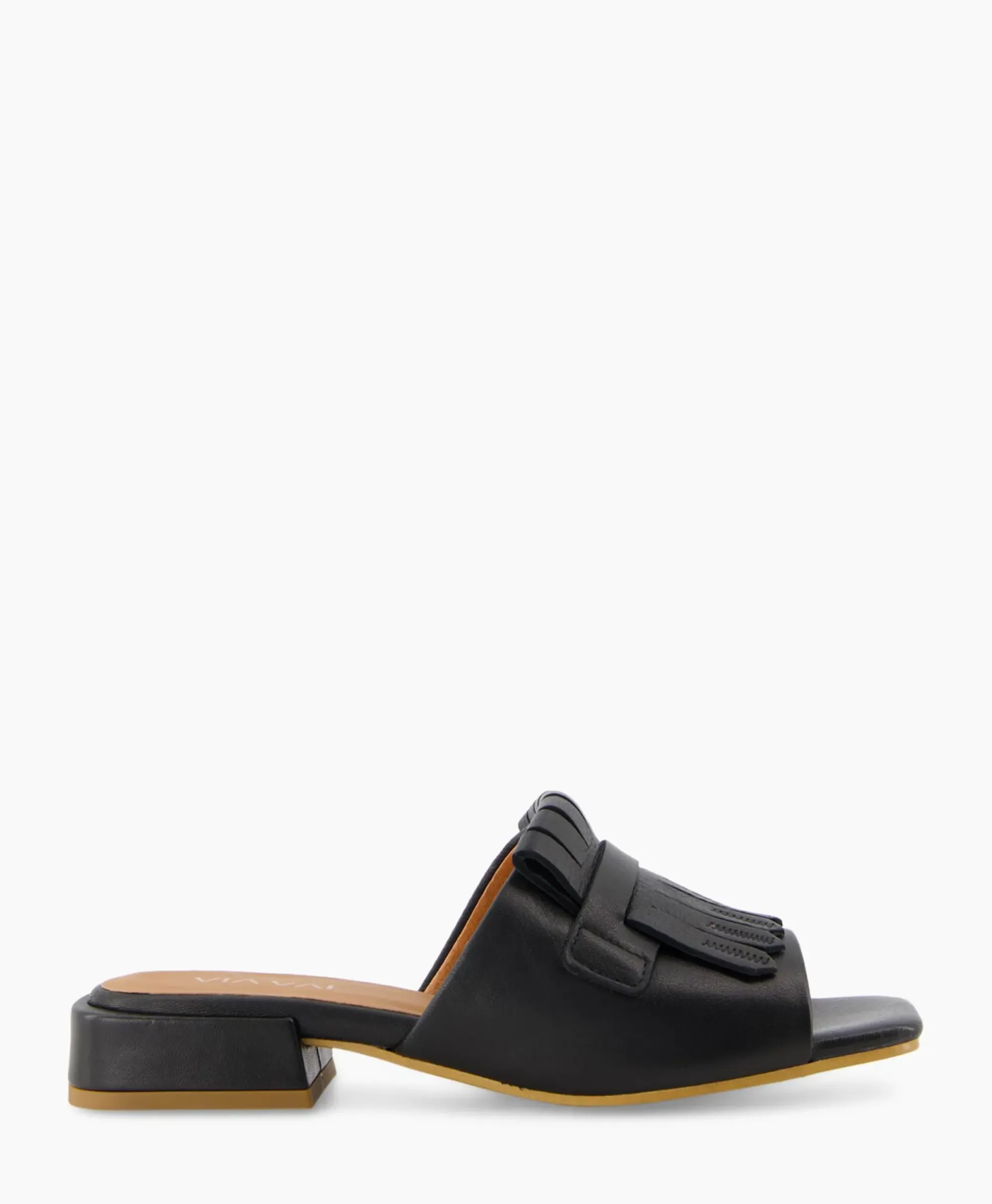 Sandalen^Via Vai Sandaal Met Hak Gigi Randy Zwart