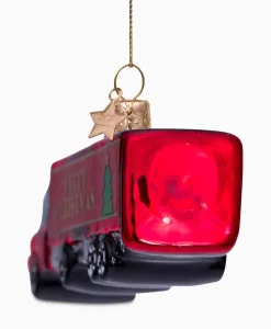 Lifestyle^Vondels Kerstbal Christmas Truck Rood