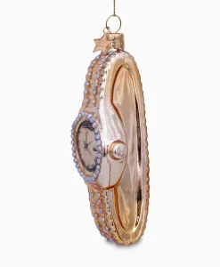 Lifestyle^Vondels Kerstbal Horloge Goud