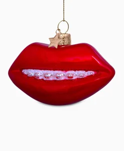 Lifestyle^Vondels Kerstbal Lippen Rood