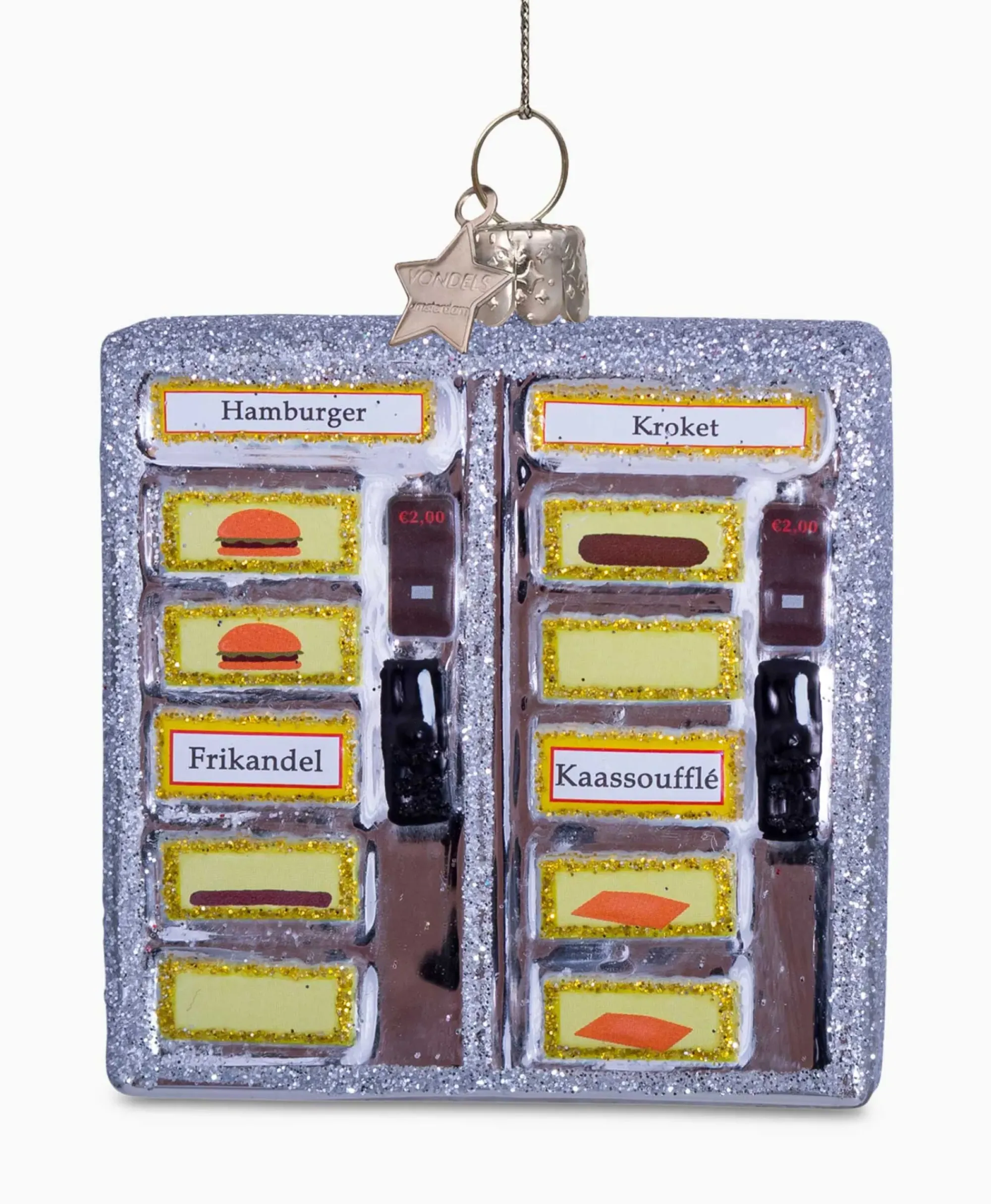 Lifestyle^Vondels Kerstbal Snackwand Zilver